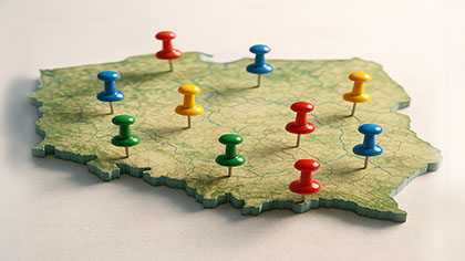 Mapa lokalizacji sklepów Plastzone